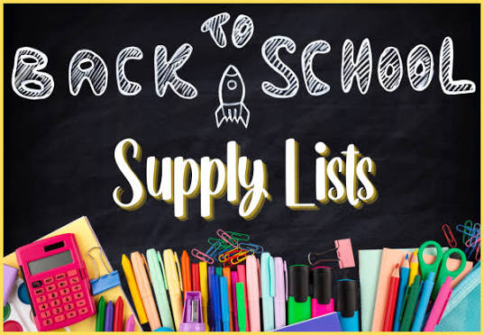School Supply Lists
